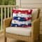 18" Distressed Stars & Stripes Indoor Outdoor Pillow